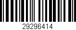Código de barras (EAN, GTIN, SKU, ISBN): '29296414'