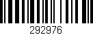 Código de barras (EAN, GTIN, SKU, ISBN): '292976'