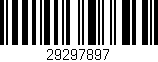 Código de barras (EAN, GTIN, SKU, ISBN): '29297897'