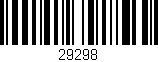 Código de barras (EAN, GTIN, SKU, ISBN): '29298'