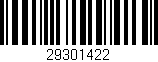 Código de barras (EAN, GTIN, SKU, ISBN): '29301422'