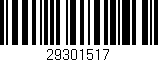 Código de barras (EAN, GTIN, SKU, ISBN): '29301517'