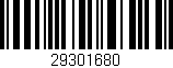 Código de barras (EAN, GTIN, SKU, ISBN): '29301680'