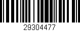 Código de barras (EAN, GTIN, SKU, ISBN): '29304477'