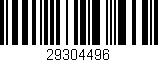 Código de barras (EAN, GTIN, SKU, ISBN): '29304496'
