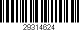 Código de barras (EAN, GTIN, SKU, ISBN): '29314624'