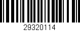 Código de barras (EAN, GTIN, SKU, ISBN): '29320114'