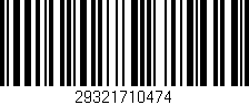 Código de barras (EAN, GTIN, SKU, ISBN): '29321710474'