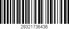 Código de barras (EAN, GTIN, SKU, ISBN): '29321736436'