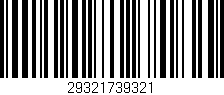 Código de barras (EAN, GTIN, SKU, ISBN): '29321739321'