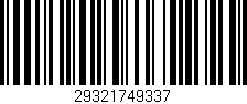 Código de barras (EAN, GTIN, SKU, ISBN): '29321749337'