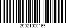 Código de barras (EAN, GTIN, SKU, ISBN): '29321830165'