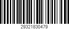 Código de barras (EAN, GTIN, SKU, ISBN): '29321830479'