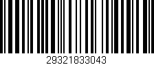 Código de barras (EAN, GTIN, SKU, ISBN): '29321833043'