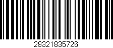 Código de barras (EAN, GTIN, SKU, ISBN): '29321835726'