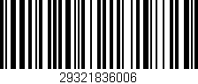 Código de barras (EAN, GTIN, SKU, ISBN): '29321836006'