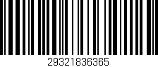 Código de barras (EAN, GTIN, SKU, ISBN): '29321836365'
