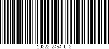 Código de barras (EAN, GTIN, SKU, ISBN): '29322_2454_0_3'