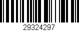 Código de barras (EAN, GTIN, SKU, ISBN): '29324297'