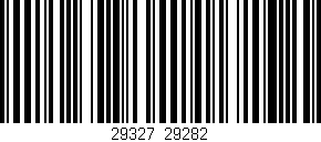 Código de barras (EAN, GTIN, SKU, ISBN): '29327/29282'