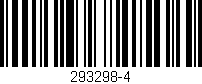 Código de barras (EAN, GTIN, SKU, ISBN): '293298-4'