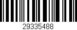 Código de barras (EAN, GTIN, SKU, ISBN): '29335488'