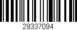 Código de barras (EAN, GTIN, SKU, ISBN): '29337094'