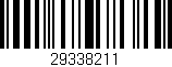 Código de barras (EAN, GTIN, SKU, ISBN): '29338211'