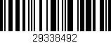 Código de barras (EAN, GTIN, SKU, ISBN): '29338492'