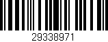 Código de barras (EAN, GTIN, SKU, ISBN): '29338971'