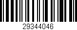 Código de barras (EAN, GTIN, SKU, ISBN): '29344046'