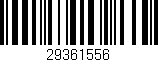 Código de barras (EAN, GTIN, SKU, ISBN): '29361556'