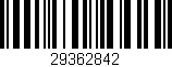 Código de barras (EAN, GTIN, SKU, ISBN): '29362842'