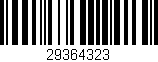 Código de barras (EAN, GTIN, SKU, ISBN): '29364323'