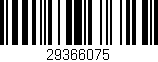 Código de barras (EAN, GTIN, SKU, ISBN): '29366075'