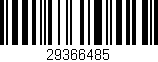 Código de barras (EAN, GTIN, SKU, ISBN): '29366485'