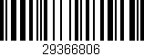 Código de barras (EAN, GTIN, SKU, ISBN): '29366806'