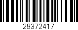 Código de barras (EAN, GTIN, SKU, ISBN): '29372417'