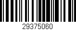 Código de barras (EAN, GTIN, SKU, ISBN): '29375060'
