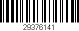 Código de barras (EAN, GTIN, SKU, ISBN): '29376141'