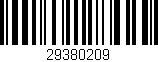 Código de barras (EAN, GTIN, SKU, ISBN): '29380209'