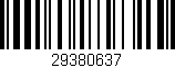 Código de barras (EAN, GTIN, SKU, ISBN): '29380637'