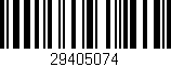 Código de barras (EAN, GTIN, SKU, ISBN): '29405074'