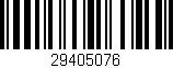 Código de barras (EAN, GTIN, SKU, ISBN): '29405076'