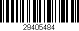 Código de barras (EAN, GTIN, SKU, ISBN): '29405484'