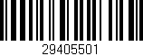 Código de barras (EAN, GTIN, SKU, ISBN): '29405501'