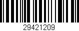 Código de barras (EAN, GTIN, SKU, ISBN): '29421209'