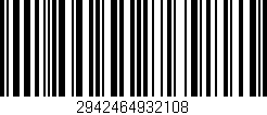 Código de barras (EAN, GTIN, SKU, ISBN): '2942464932108'