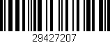 Código de barras (EAN, GTIN, SKU, ISBN): '29427207'