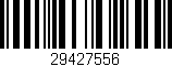 Código de barras (EAN, GTIN, SKU, ISBN): '29427556'
